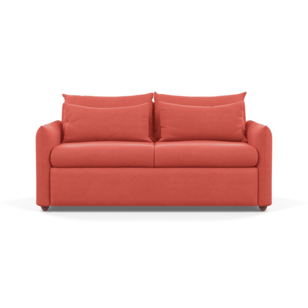 Heal's Pillow Sofa Bed Linen Grenadine Chestnut Stain Feet