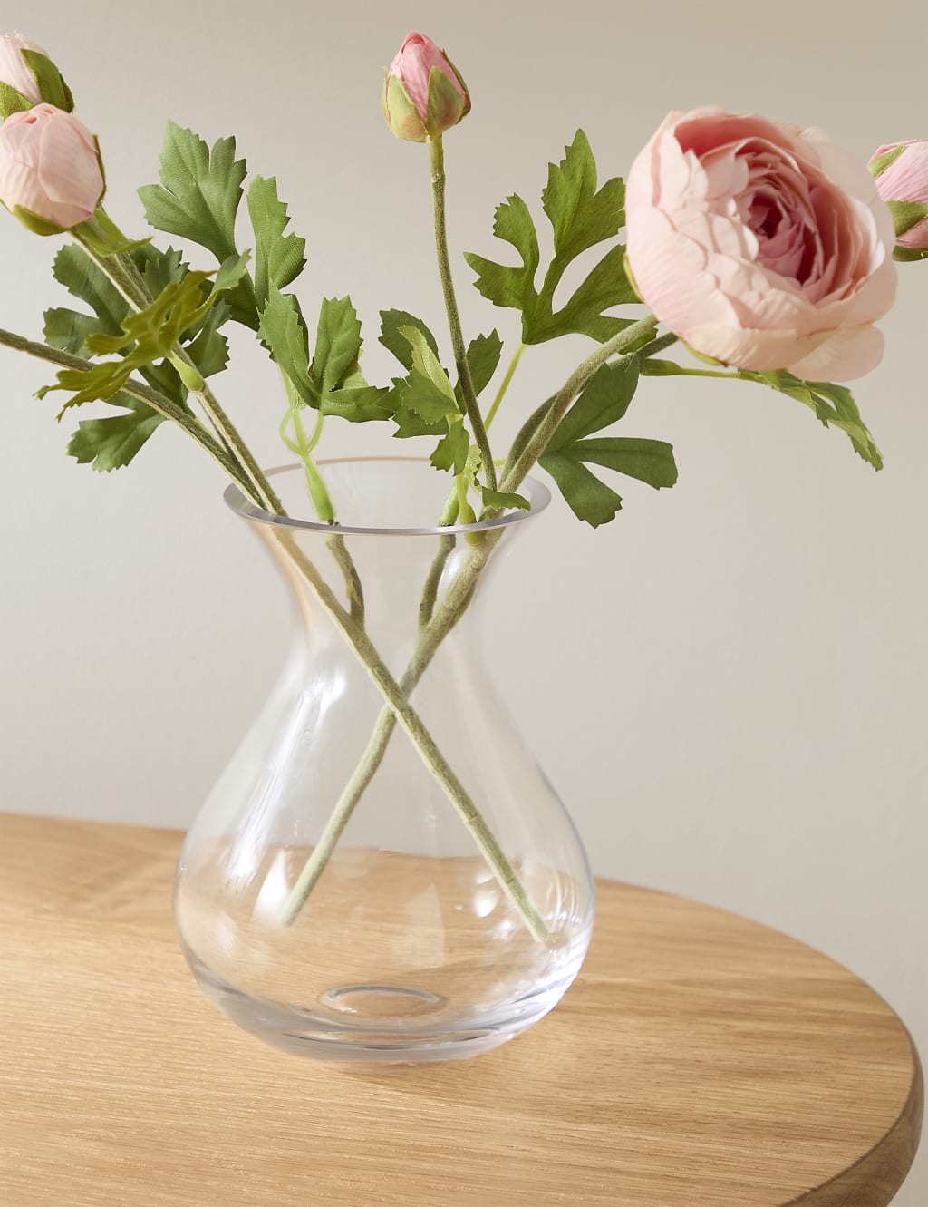 M&S Small Bouquet Vase Clear