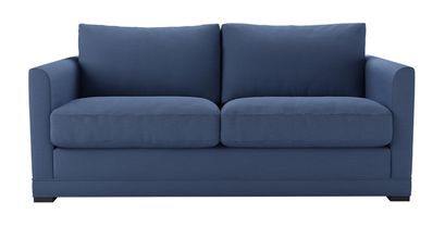 Aissa 2.5 Seat Sofa Bed in Oxford Blue Brushed Linen Cotton - sofa.com