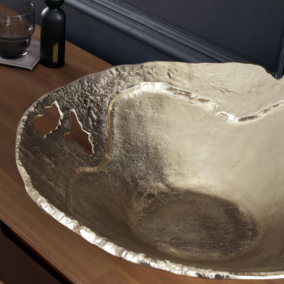 Cast Metal Decorative Bowl 3