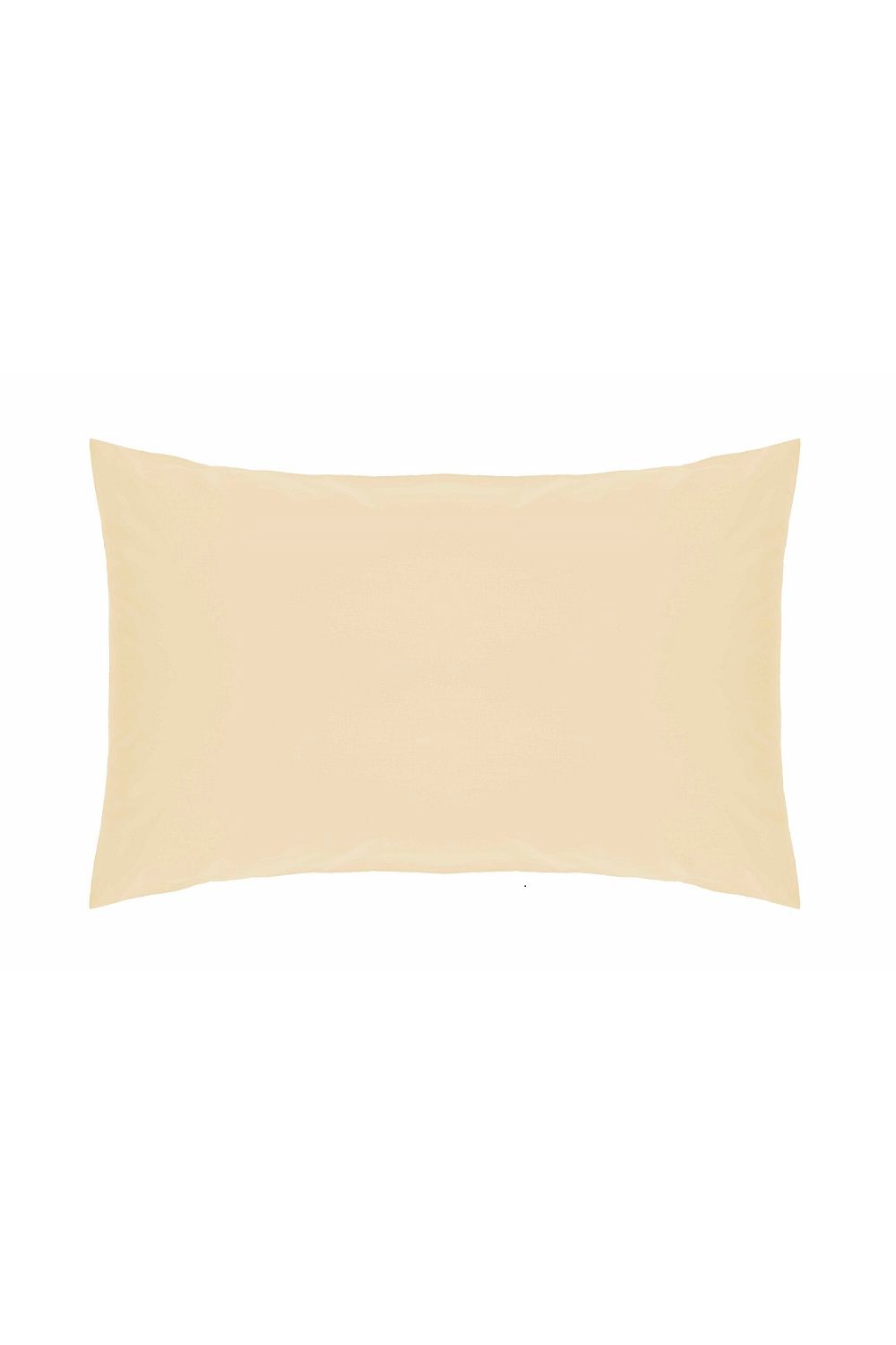 Belledorm Easy Care 200 Thread Count Cotton Polyester Percale Housewife Pillowcase in Cream