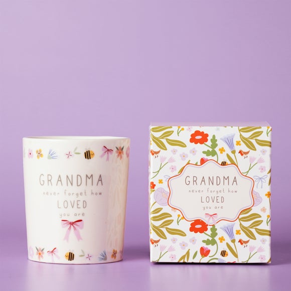 Love Life Grandma Lychee & Raspberry Ceramic Candle