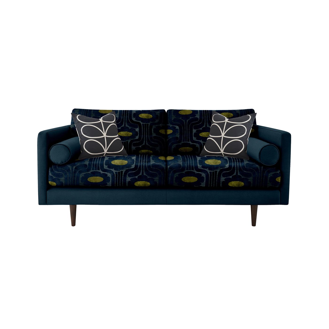 Orla Kiely Mimosa Medium Sofa, Patterned Velvet