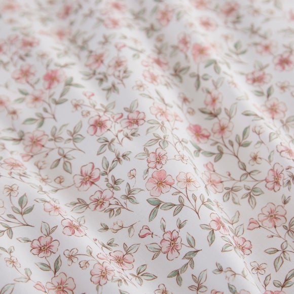 Ditsy Blooms Frill 100% Cotton Quilt Cover and Pillowcase Set 4