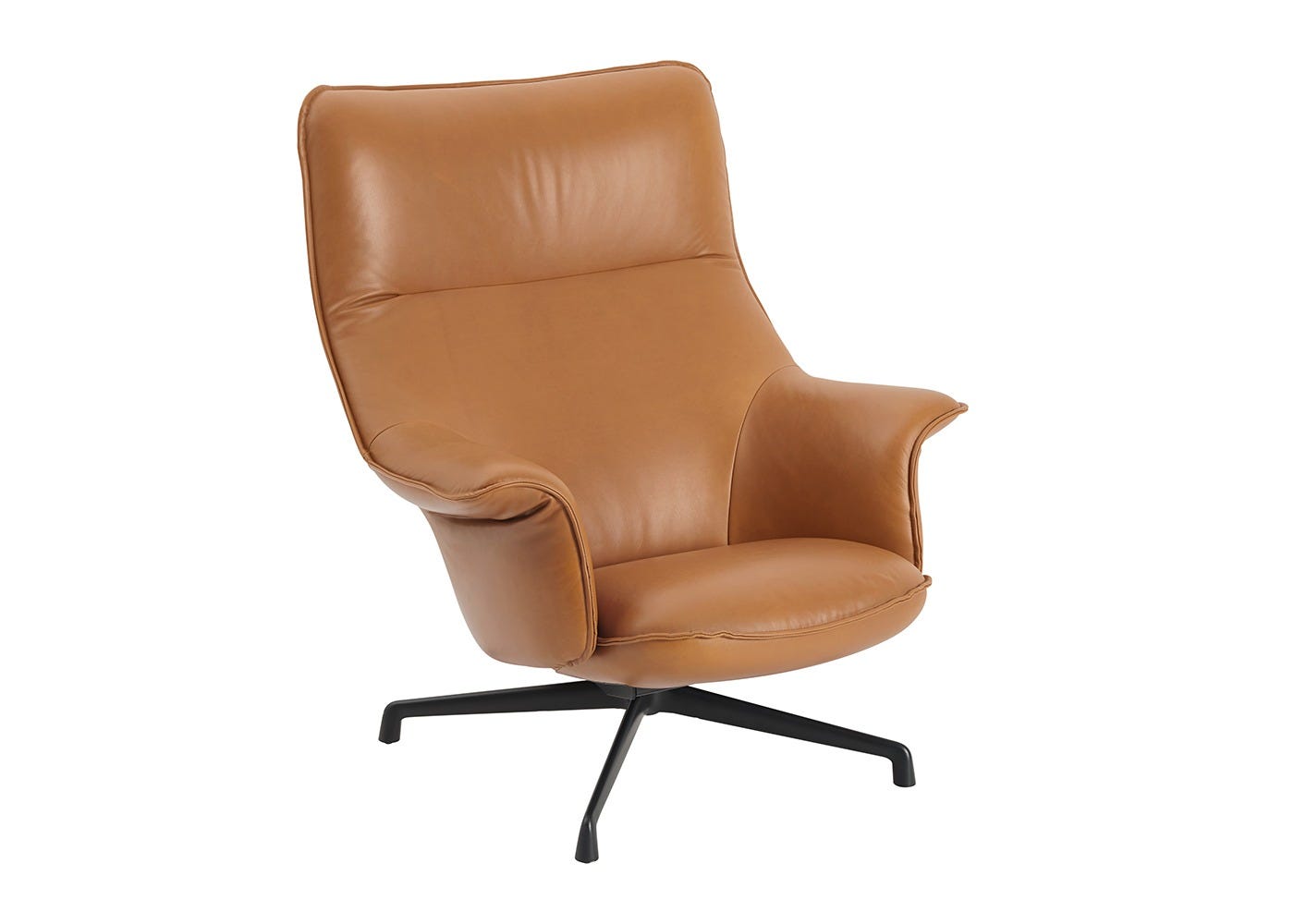 Muuto Doze Lounge Chair High Back Swivel Base