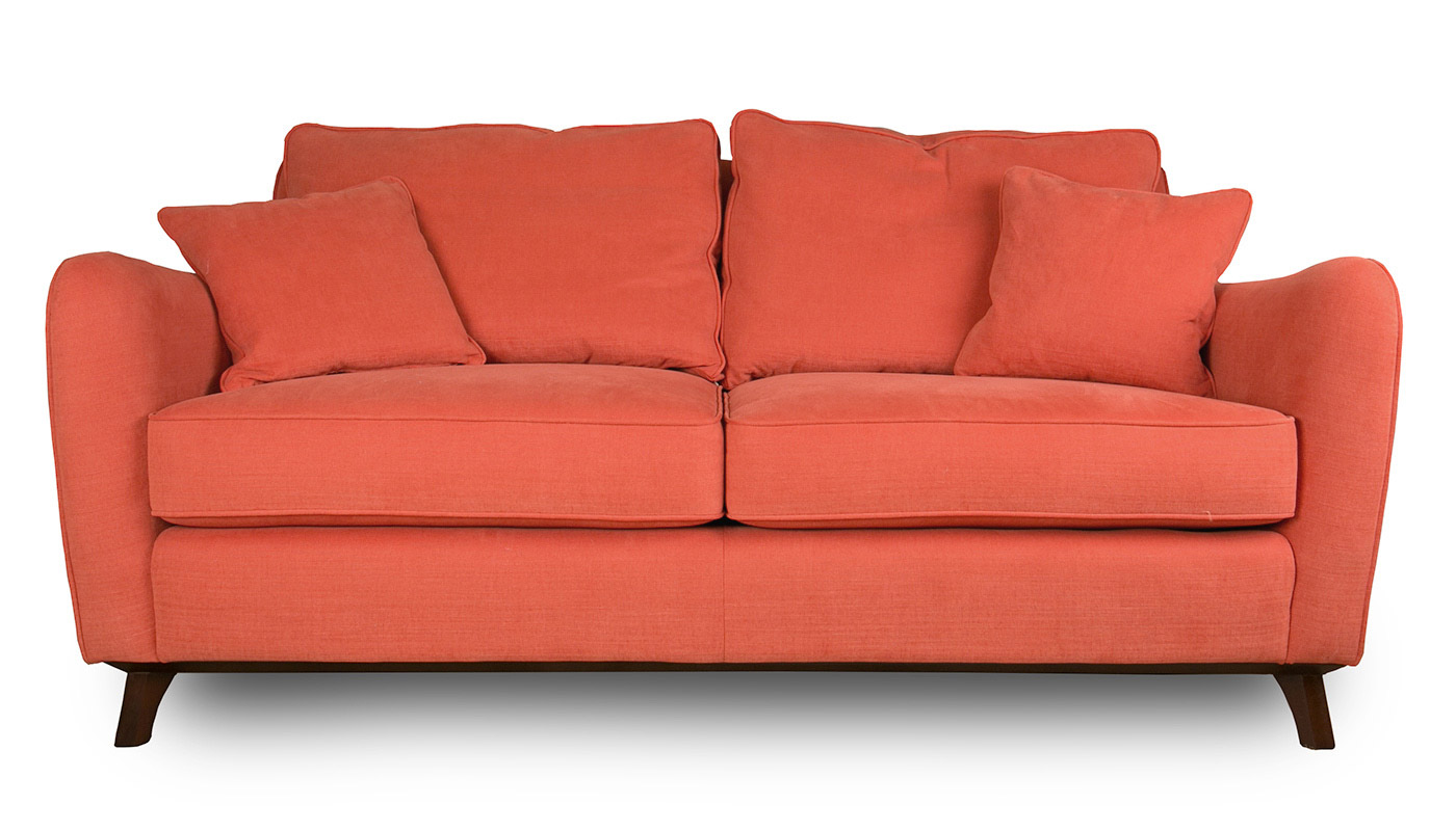 Heal's Ravello 3 Seater Sofa Melton Wool Shale Natural