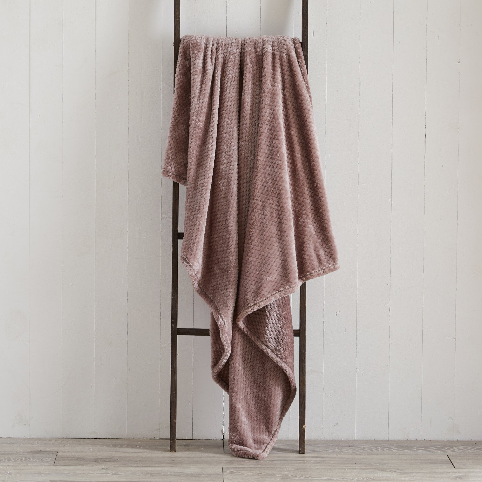 Evan 200cm x 200cm Throw Mauve