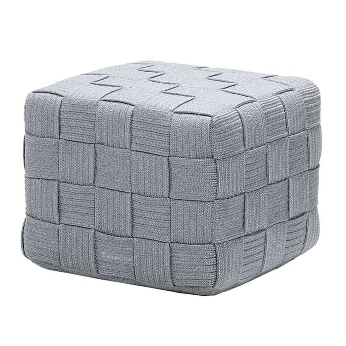 Cane-line Cube Footstool, Light Grey