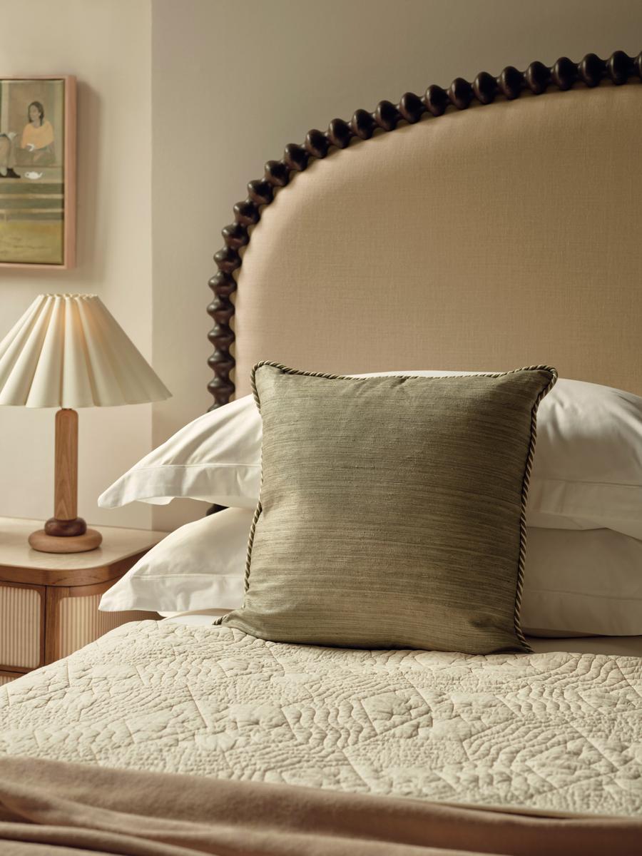 Florence Square Cushion, Sage