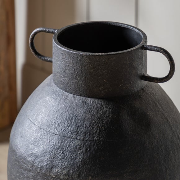 Cedar & Sage Teide Textured Metal Urn Vase 3