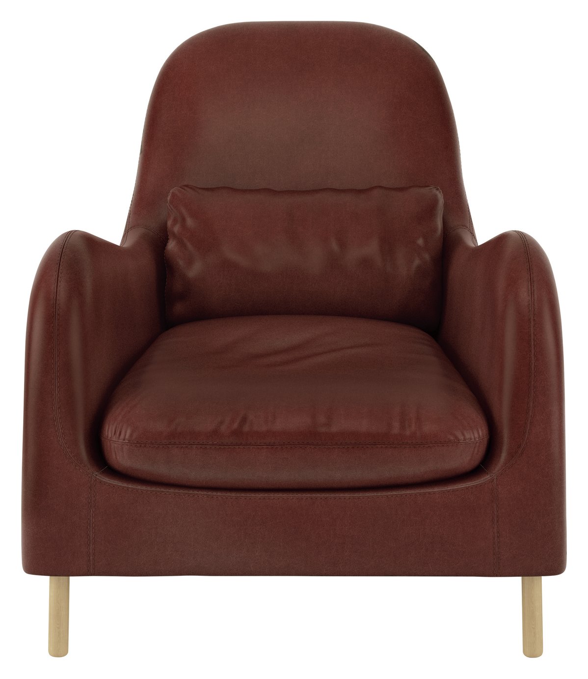 Habitat Smithfield Carson Leather Armchair - Tan