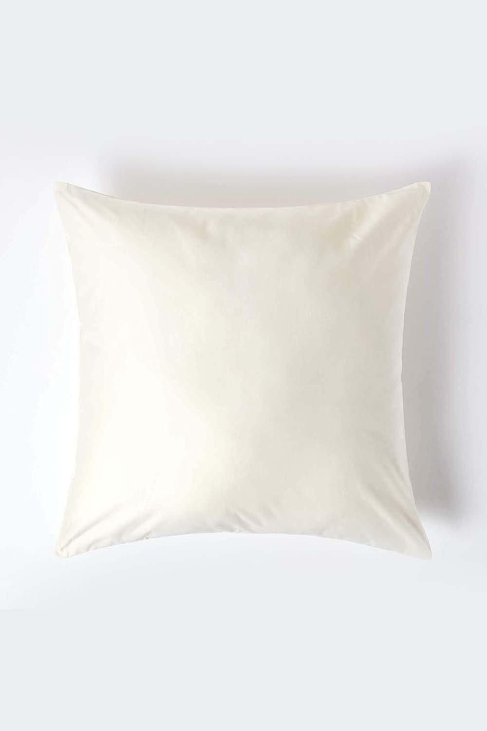 Homescapes Continental Egyptian Cotton Pillowcase 1000 TC, 60 x 60 cm in Cream