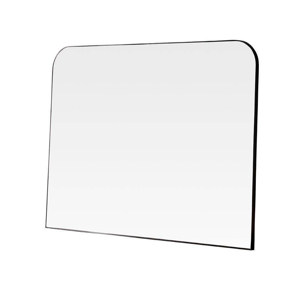 Yearn Mirrors Minimal Black Mantle Mirror 110(w) x 80cm(h) 4