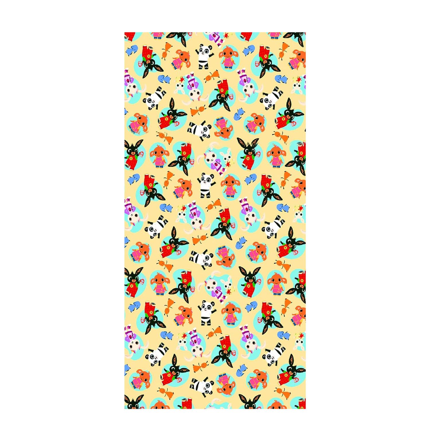 Bing Bunny Cotton Fitted Sheet in Mustard
