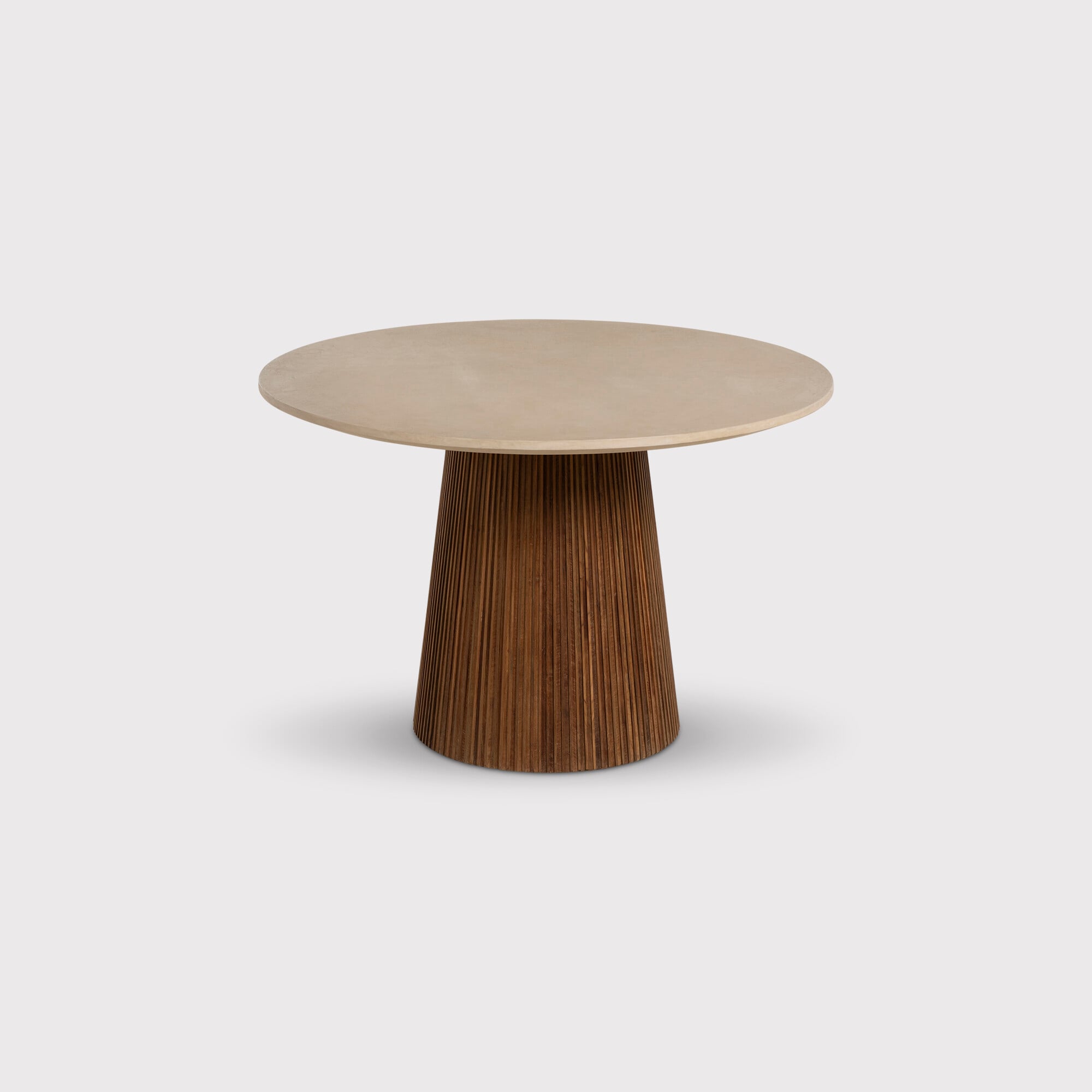 Jett Round Dining Table 120x120x78cm, Round, Neutral Wood | Barker & Stonehouse