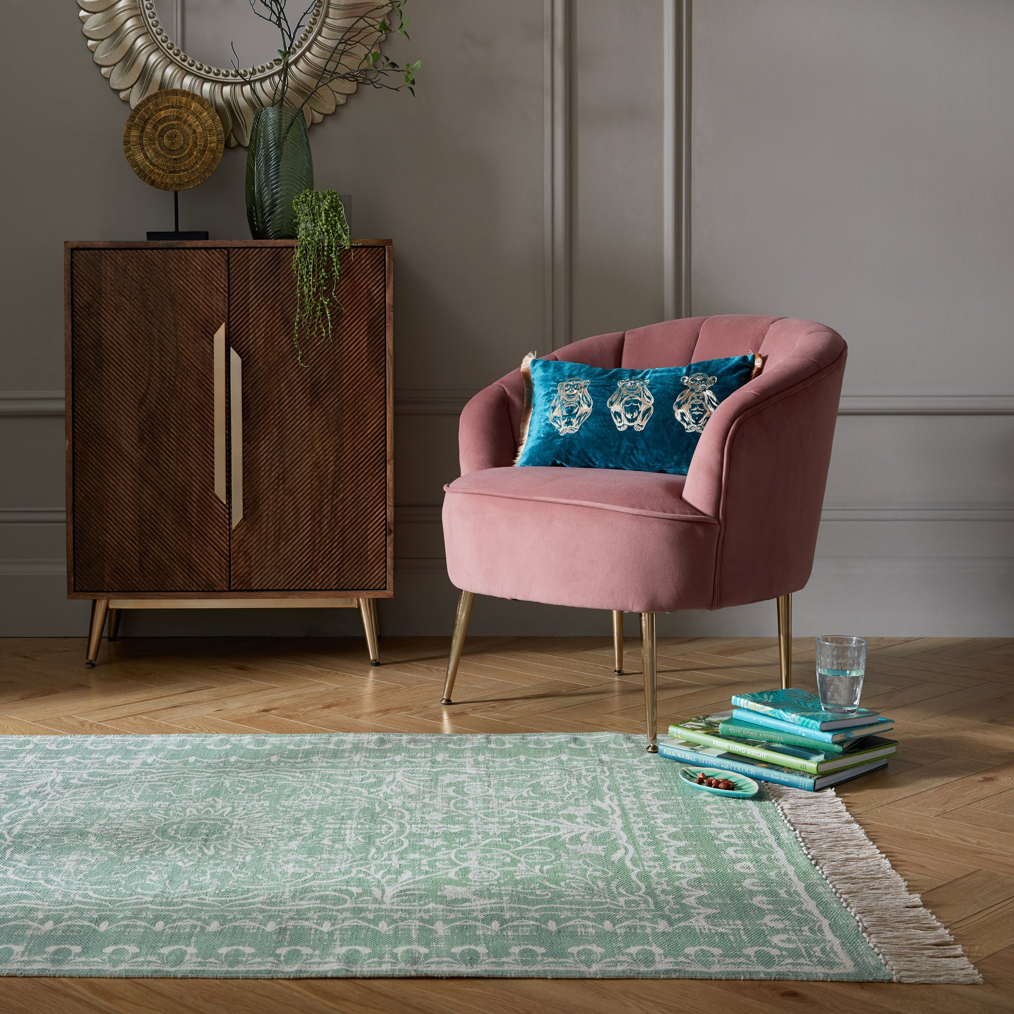 Medallion Cotton Rug Medallion Cotton Lilypad