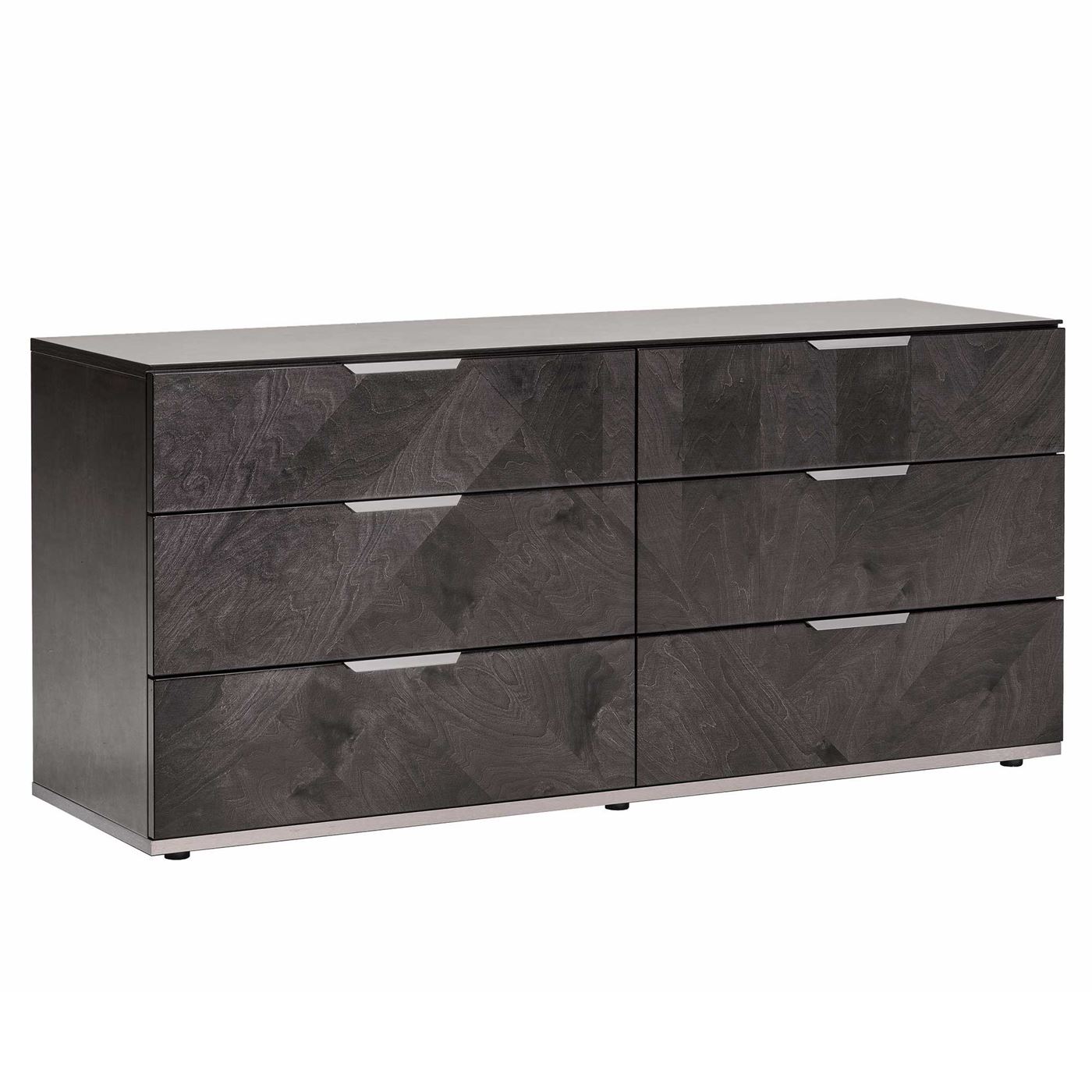 Silva Dresser, Dark Birch High Gloss