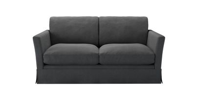 Otto 2 Seat Sofabed in Monsoon Brushed Linen Cotton - sofa.com