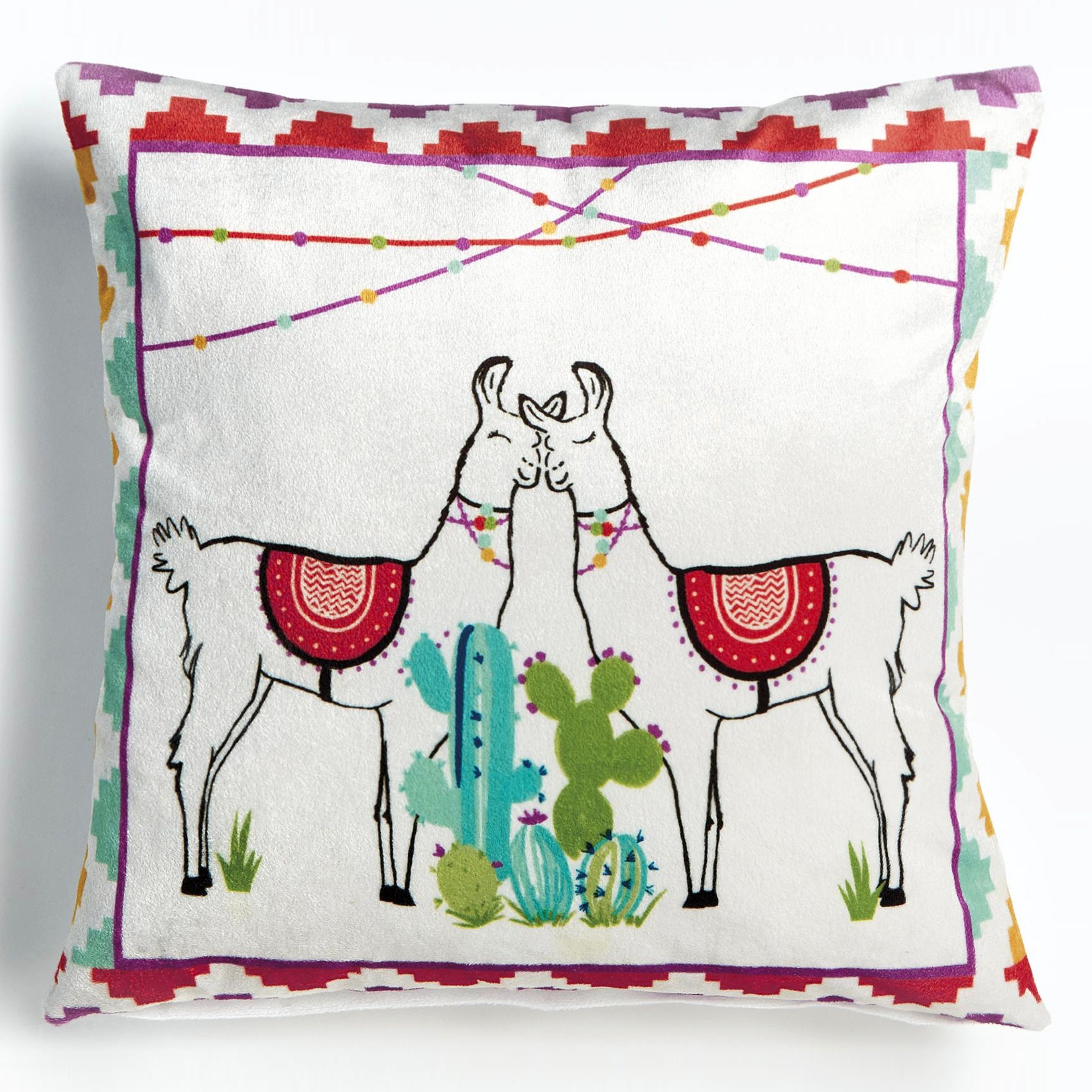 Rapport Home Happy Llamas Cushion Cover (43x43 cm) Multi