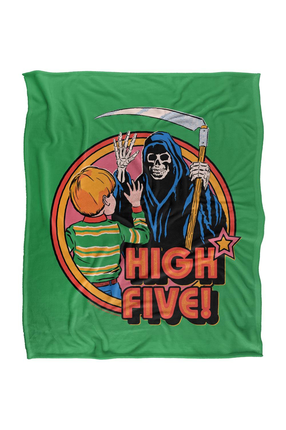 Steven Rhodes High Five Silky Touch Super Soft Throw Blanket