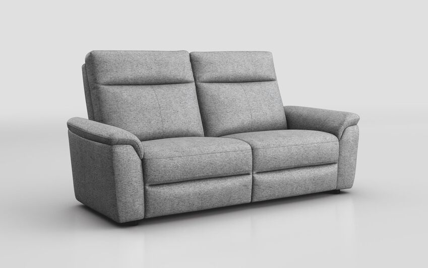Blue Fabric Badia 3 Seater Sofa