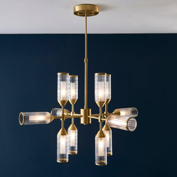 Vogue Bailey Art Deco 12 Light Adjustable Ceiling Light
