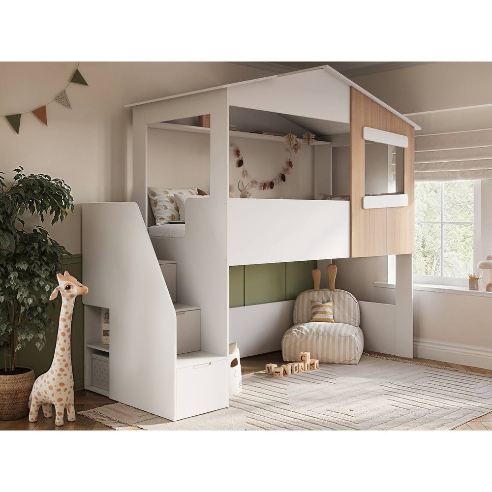 Flair Dreamland House Staircase Midsleeper in White