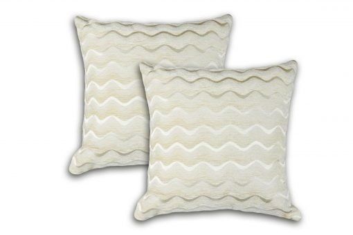 New Edge Blinds Waves Cushion Cover in Cream