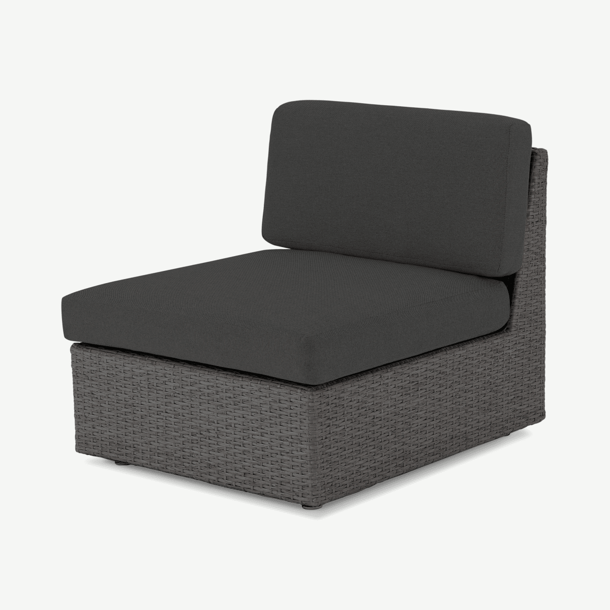 Cordon Garden Modular Middle Unit, Dark Grey