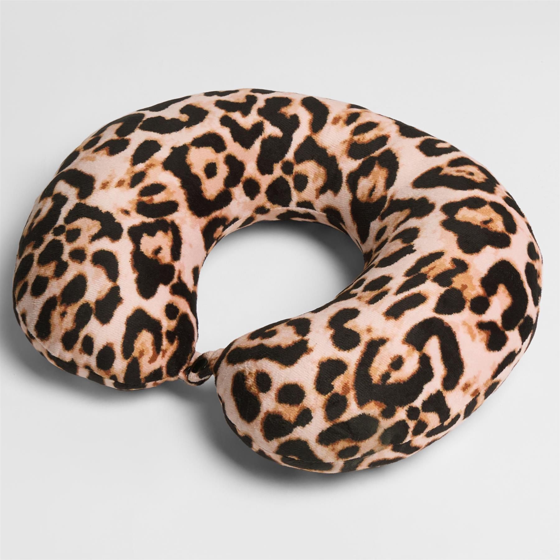 OHS Neck Pillow Travel Support U Shape Soft Head Rest Cushion in Natural