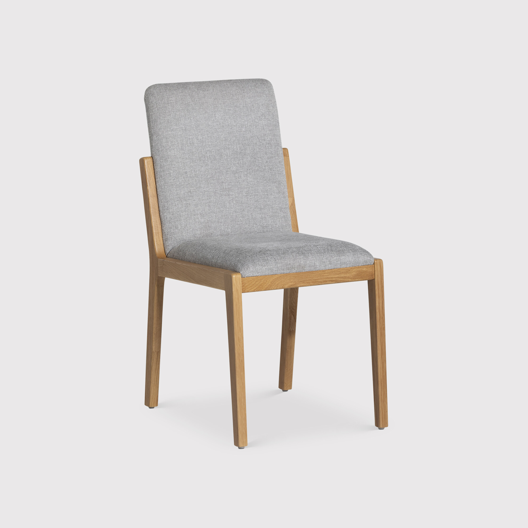Maddison Upholstered Dining Chair, Grey Fabric | Barker & Stonehouse