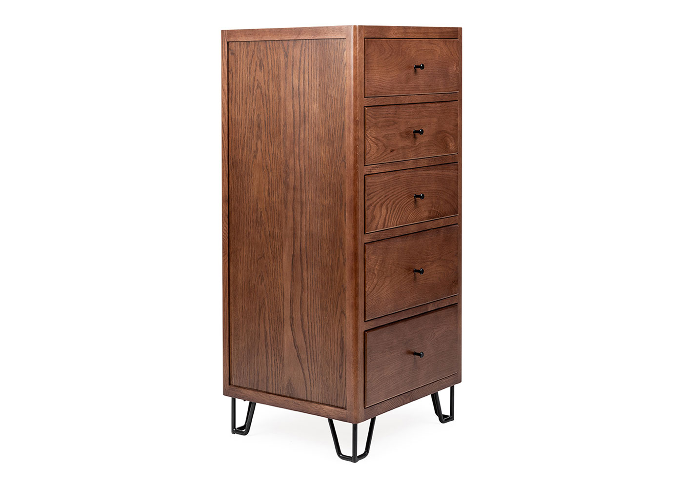 Heal's Brunel Tall Chest Dark Wood