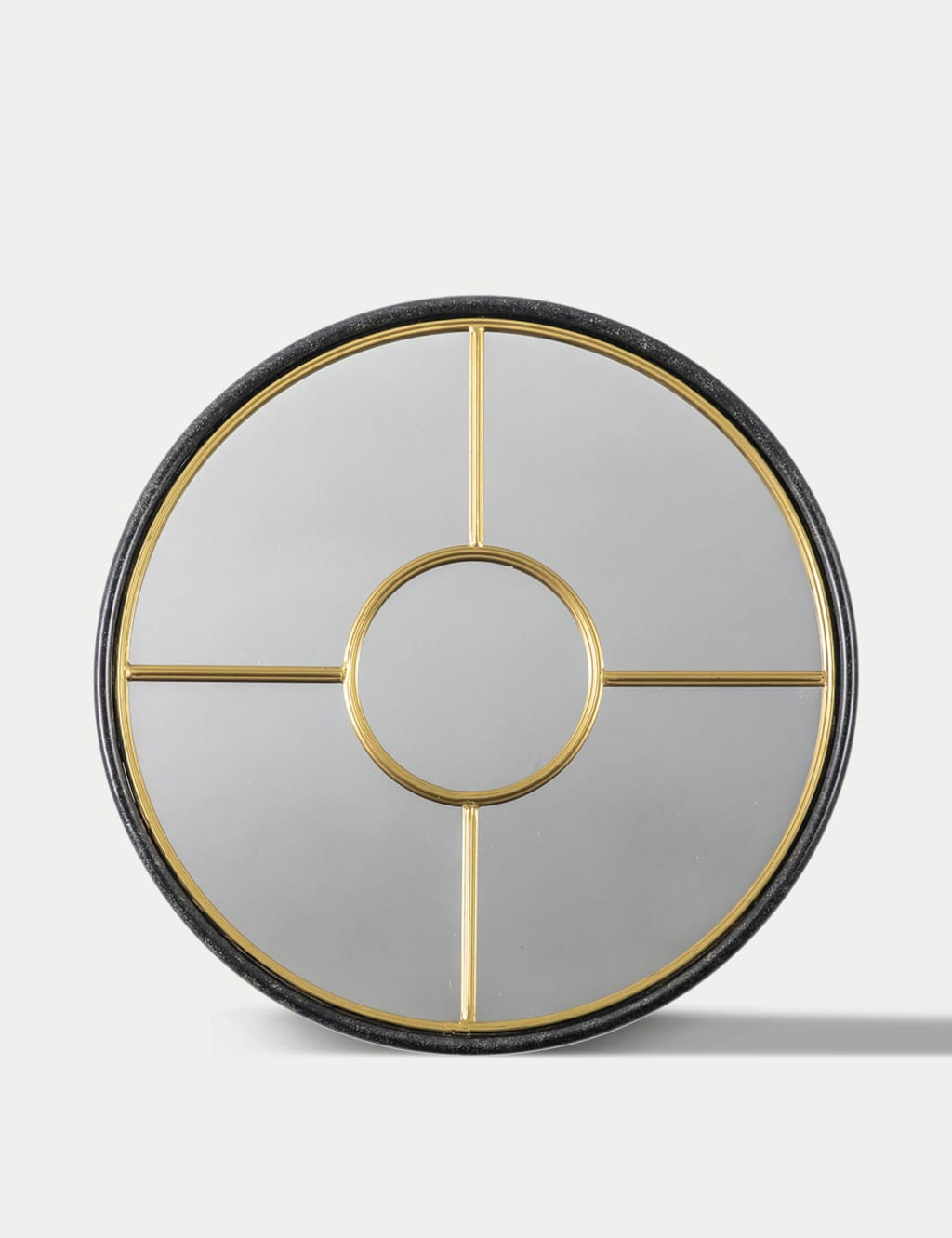 Gallery Direct Rocca Round Hanging Wall Mirror Gold