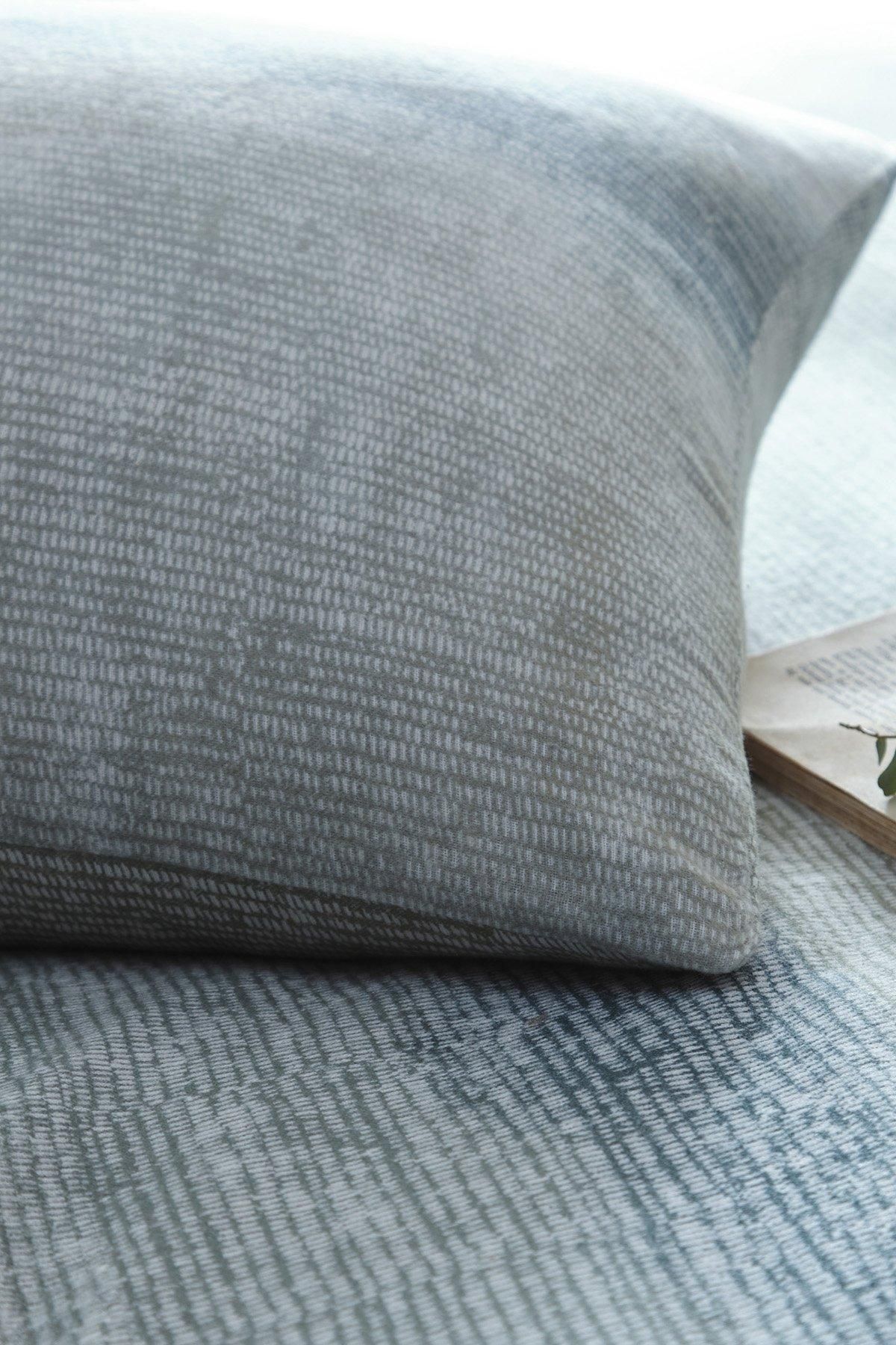Appletree 'Anson Stripe' 100% Brushed Cotton Duvet Cover Set in Green 3