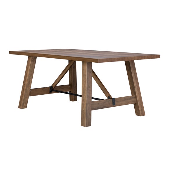 Fulton Trestle 6 Seater Rectangular Dining Table 3