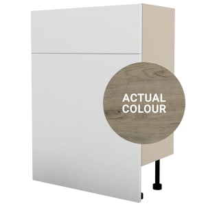 Duarti By Calypso Cascade 600mm Floor Reaching Full Depth Toilet Unit - Grey Bark