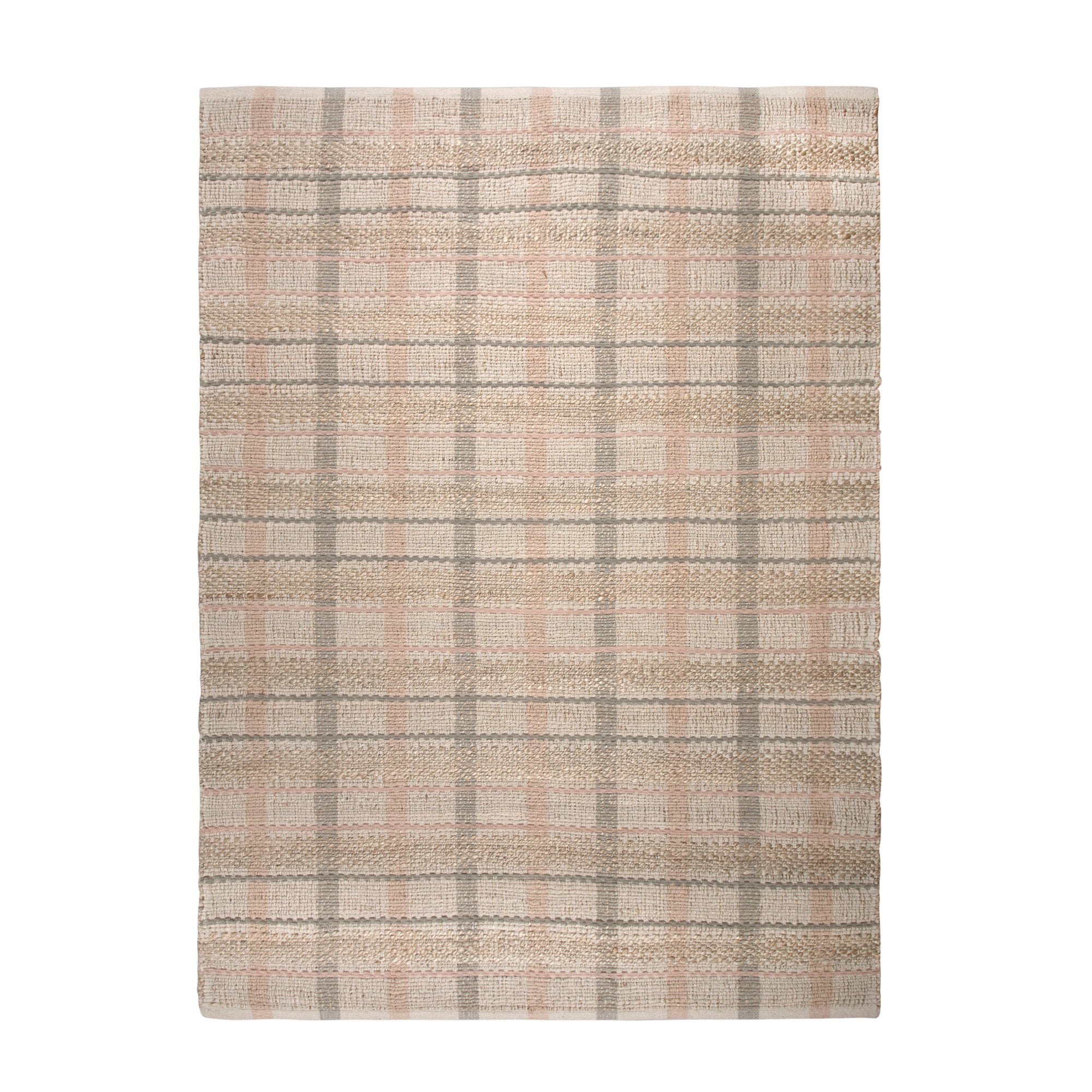 Evelyn Jute Mix Woven Rug Evelyn Jute Blush