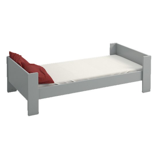 Pathos Wooden Children Single Bed In Grey