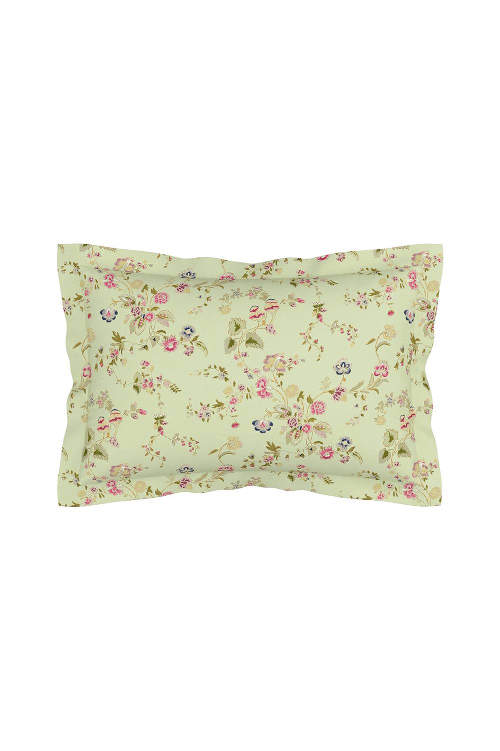 Sanderson 'Nectar Fields' Cotton Duvet Cover Set in Green 3