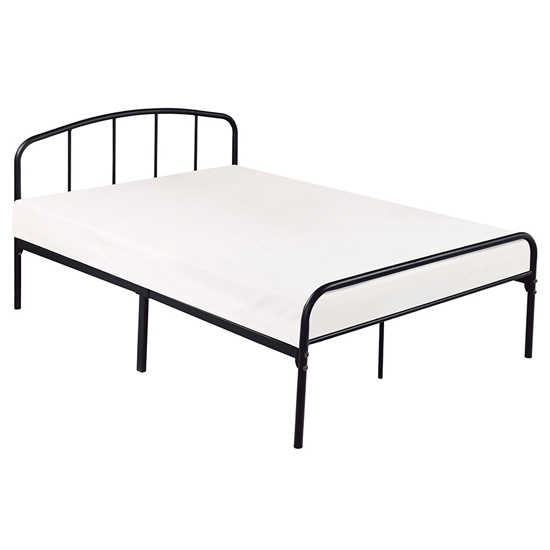 Milton Metal Small Double Bed In Black