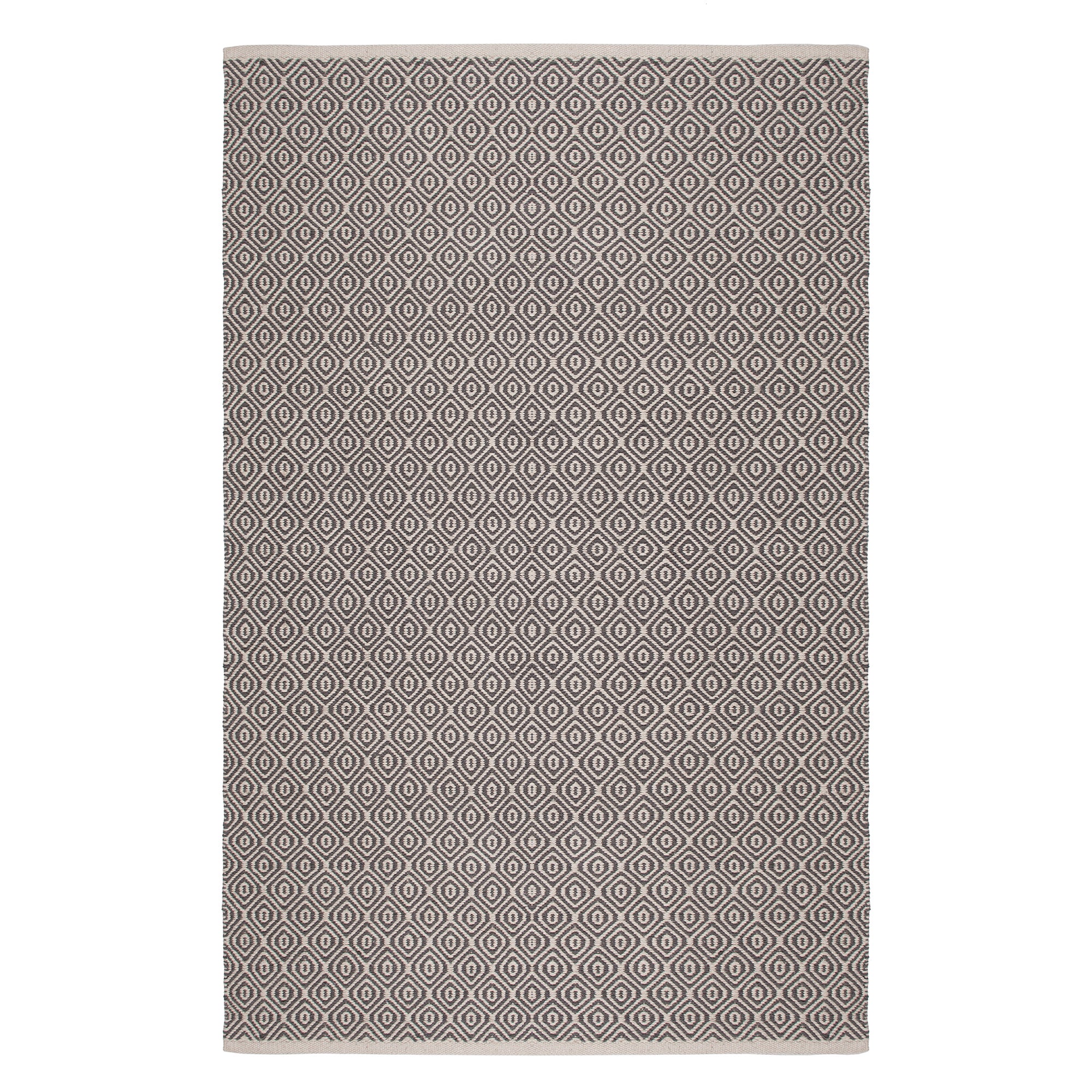 Diamond Weave Rug Grey