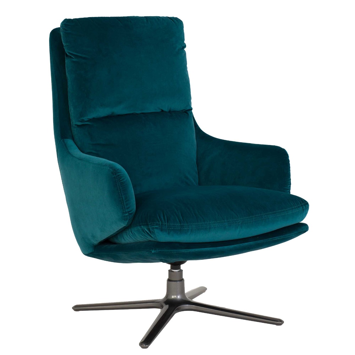 Marcel Velvet Armchair, Opulence Teal