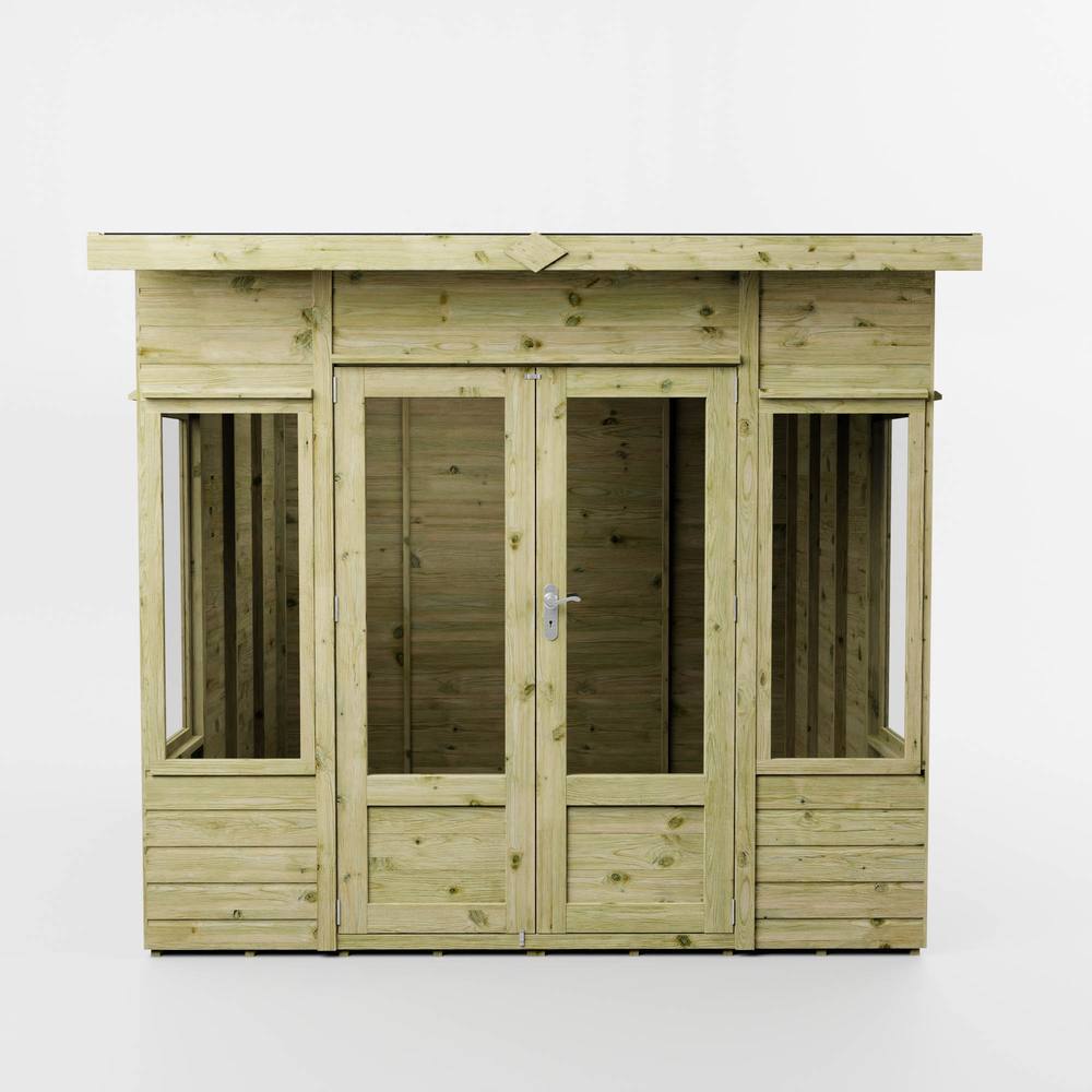 Mercia 8 x 8 Feet Premium Helios Summerhouse - L295.1 x W247.6 x H215.7 cm in Brown 2