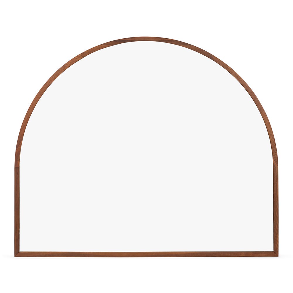Heal's Anais Mirror Over Mantle Walnut 100 x 120cm 2