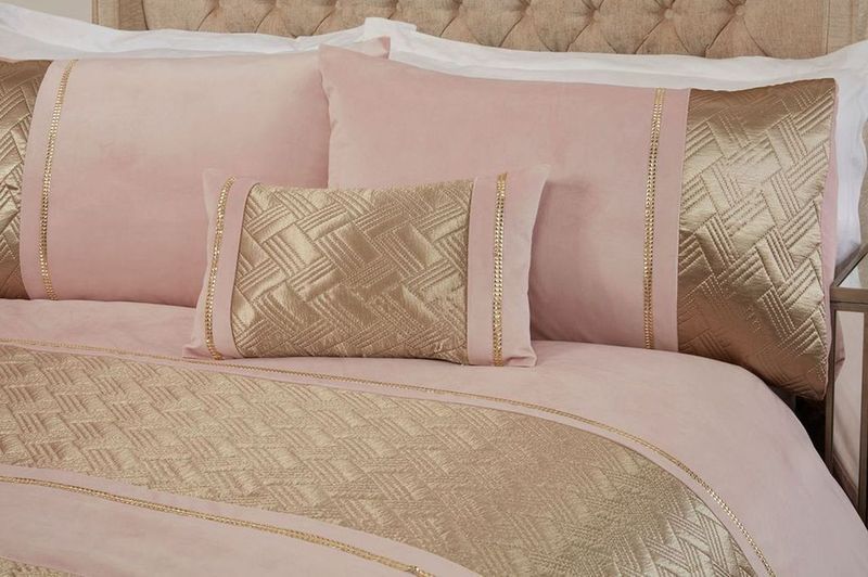Rapport Home Capri Boudoir Polyester Filled Cushion (50x30 cm) in Dusty Pink