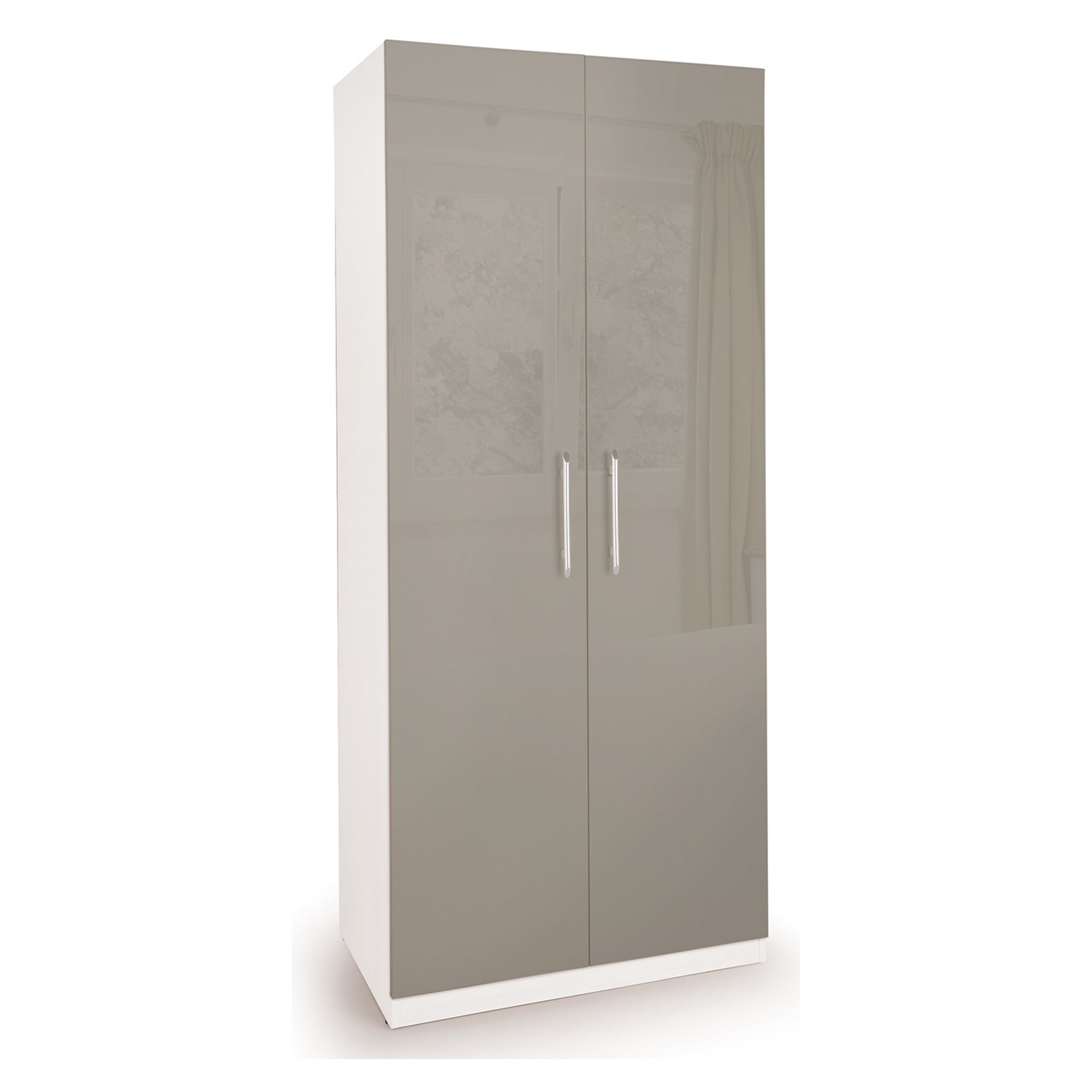 Bayswater 2 Door Wardrobe White