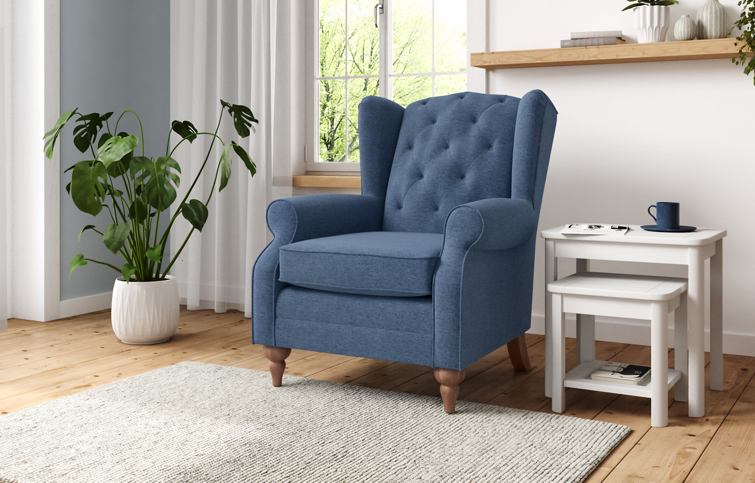 M&S Highland Button Armchair