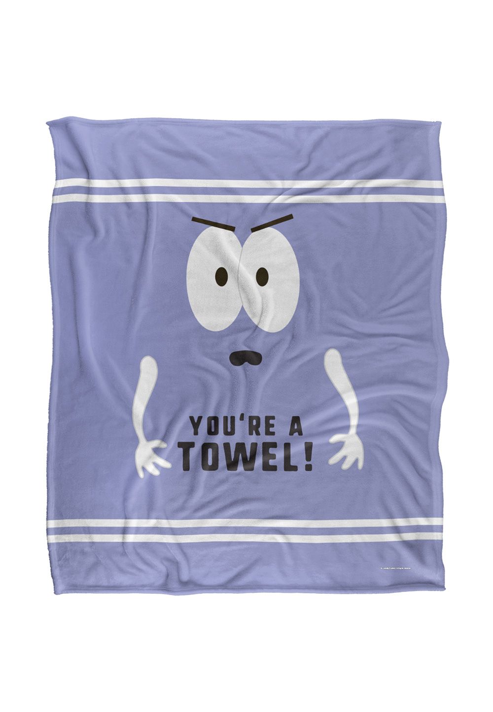 South Park Towelie You'Re A Towel Silky Touch Super Soft Throw Blanket 152 X 127 cm in White