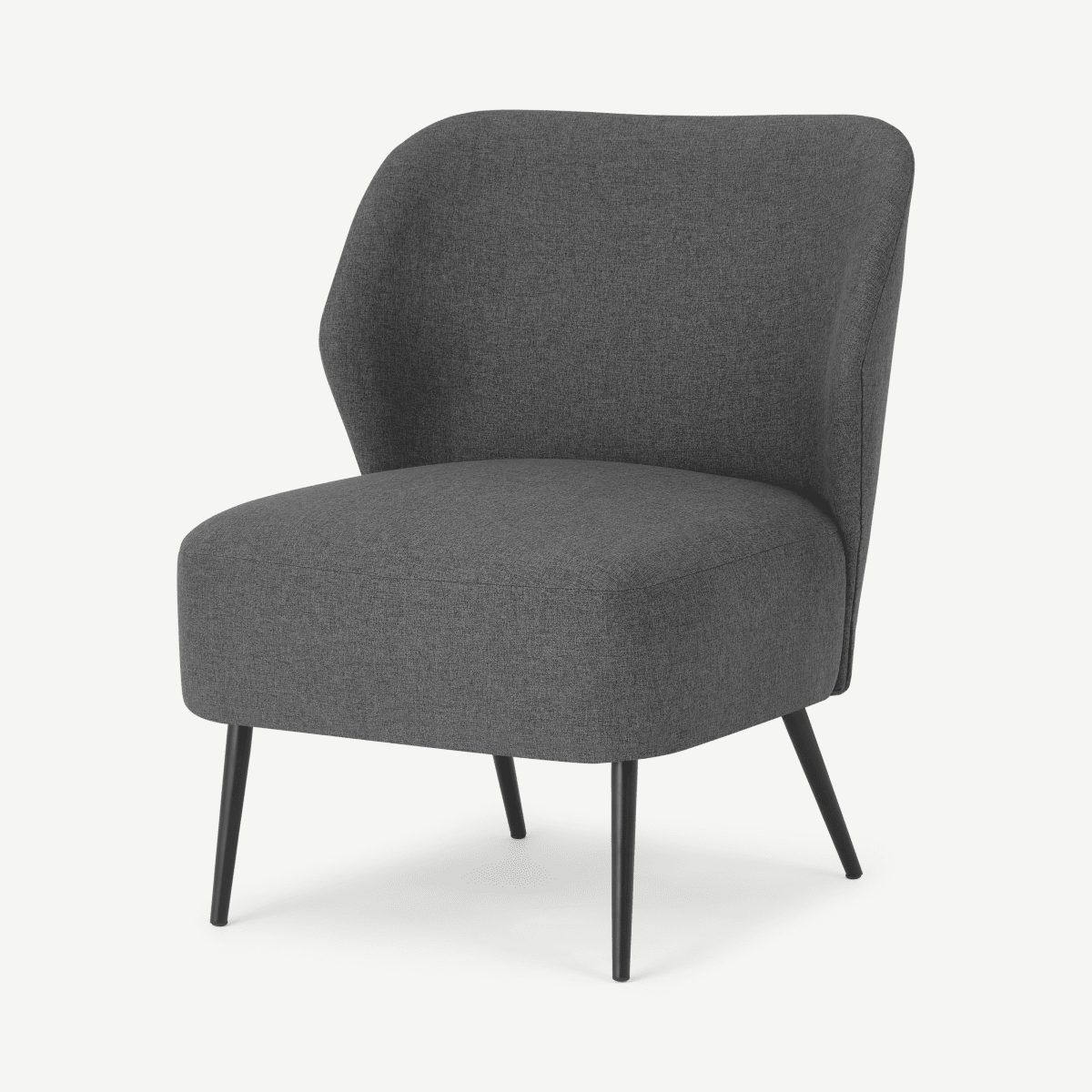 Topeka Accent Armchair, Marl Grey Fabric