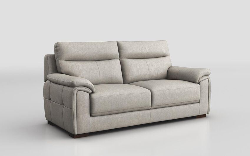 Brown Fabric Cosina 3 Seater Sofa